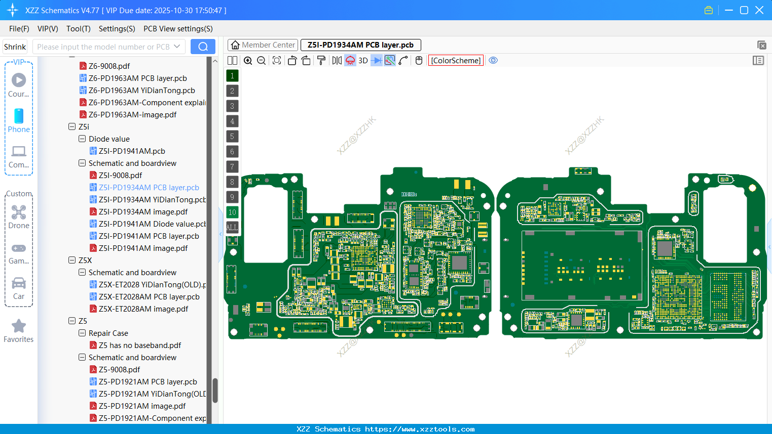 VIVO Z5I-PD1934AM PCB Layer